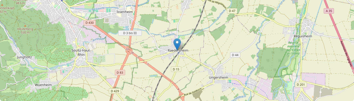 Raedersheim - Carte
