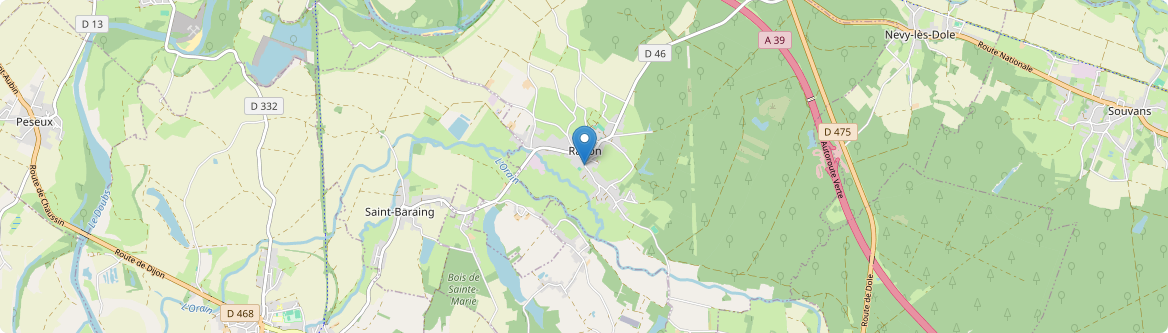Rahon - Carte