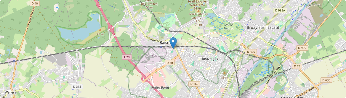 Raismes - Carte