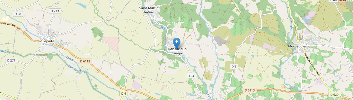 Raissac-sur-Lampy - Carte