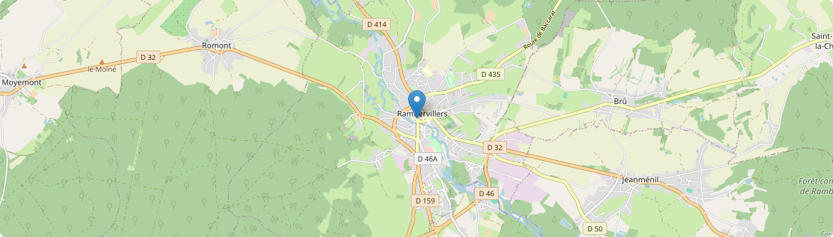 Rambervillers - Carte