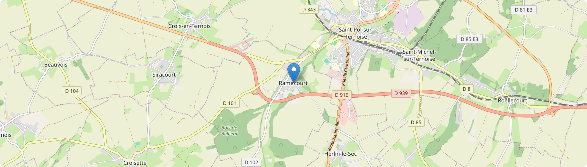 Ramecourt - Carte