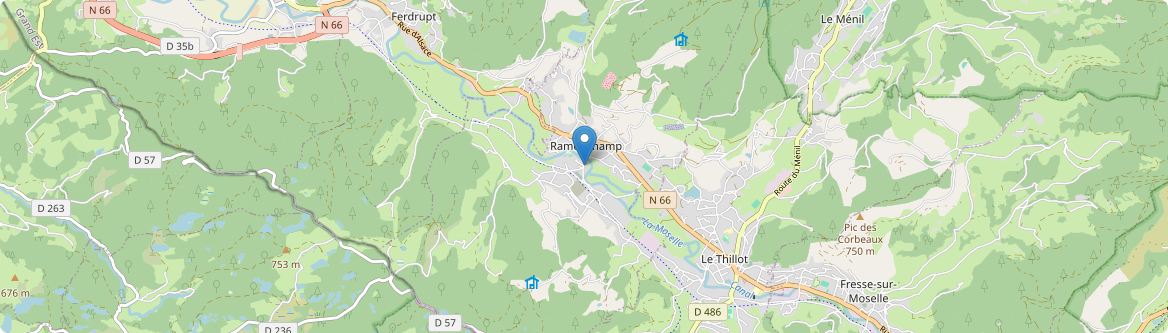 Ramonchamp - Carte