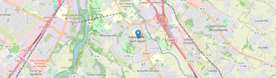 Ramonville-Saint-Agne - Carte