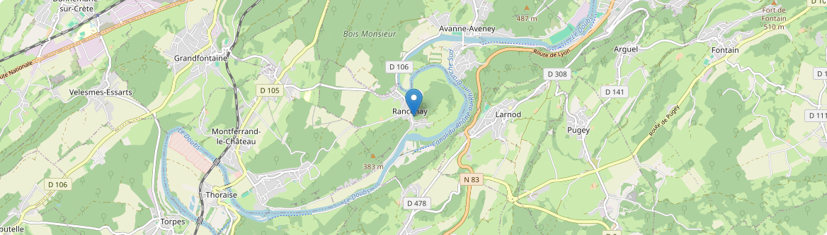 Rancenay - Carte