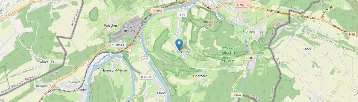 Rancennes - Carte