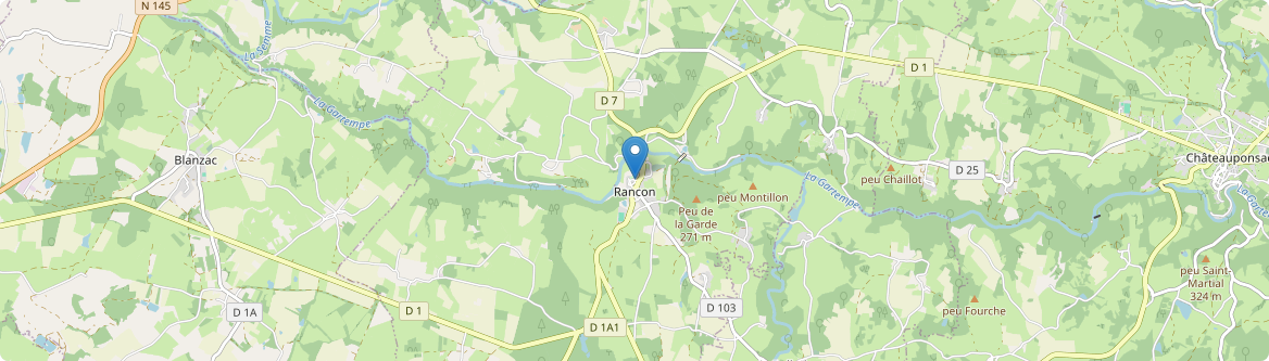 Rancon - Carte