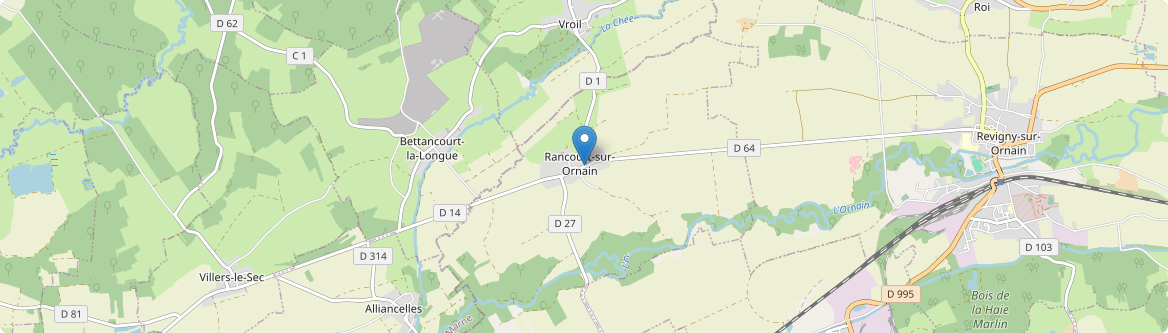 Rancourt-sur-Ornain - Carte