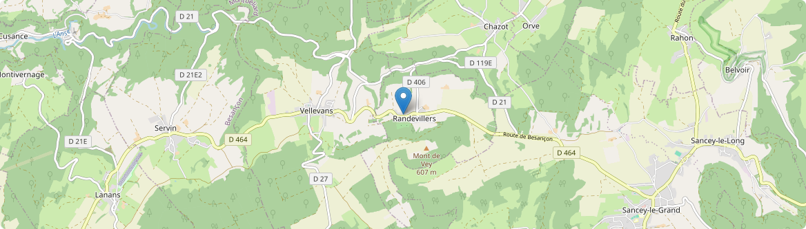 Randevillers - Carte