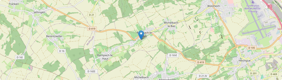 Ranspach-le-Bas - Carte