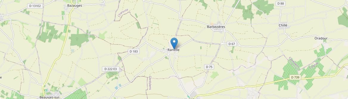 Ranville-Breuillaud - Carte