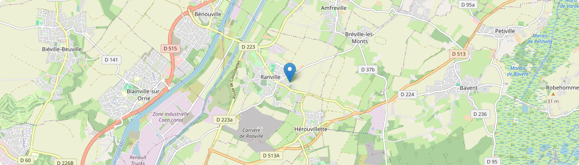 Ranville - Carte