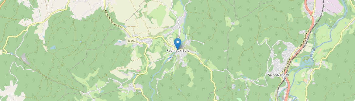 Raon-aux-Bois - Carte