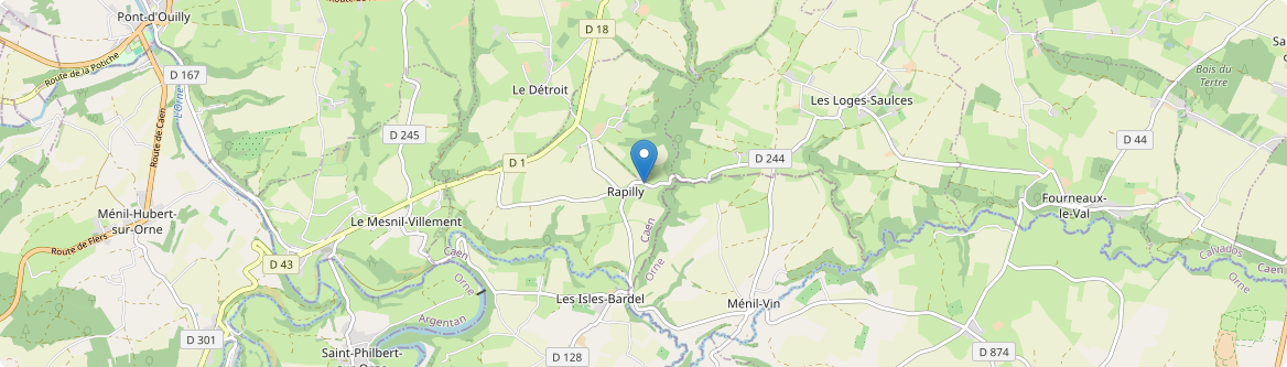 Rapilly - Carte