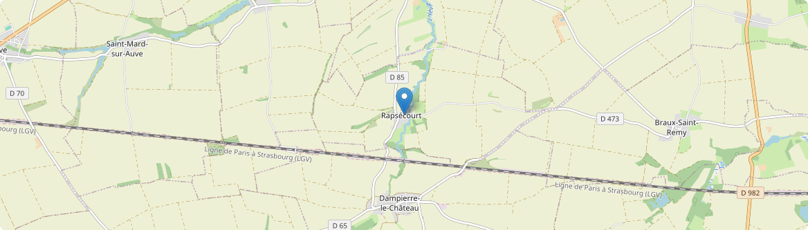 Rapsécourt - Carte