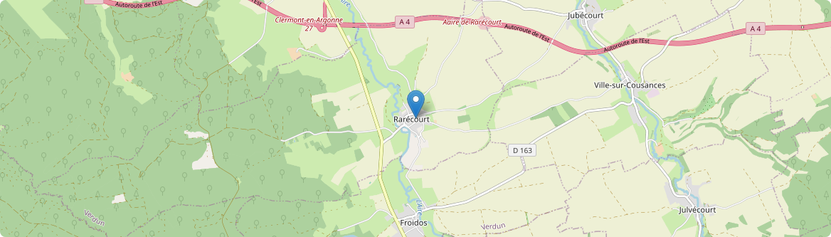 Rarécourt - Carte