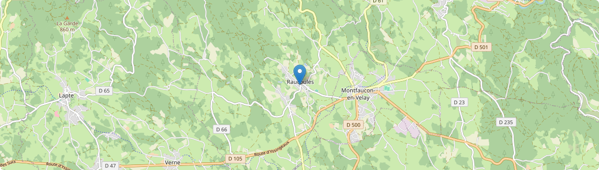 Raucoules - Carte