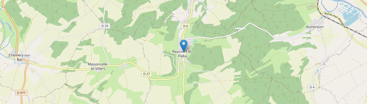 Raucourt-et-Flaba - Carte