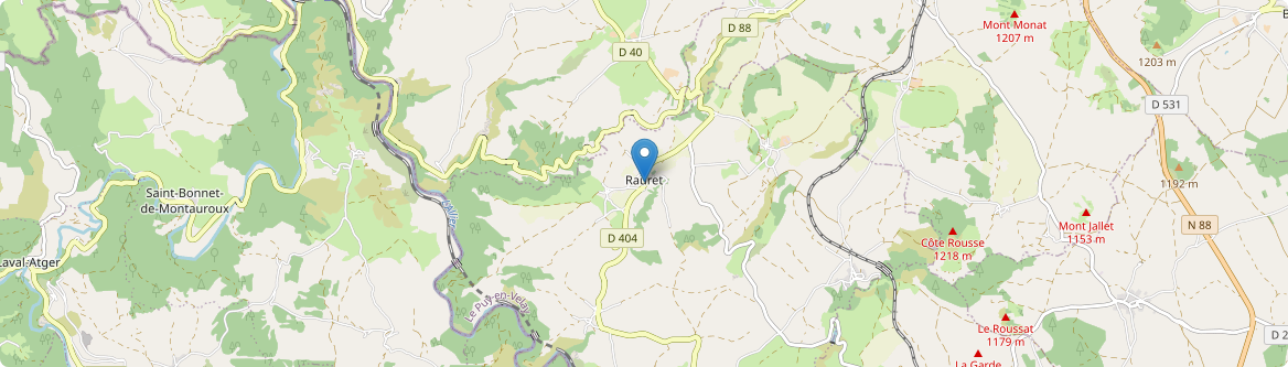 Rauret - Carte