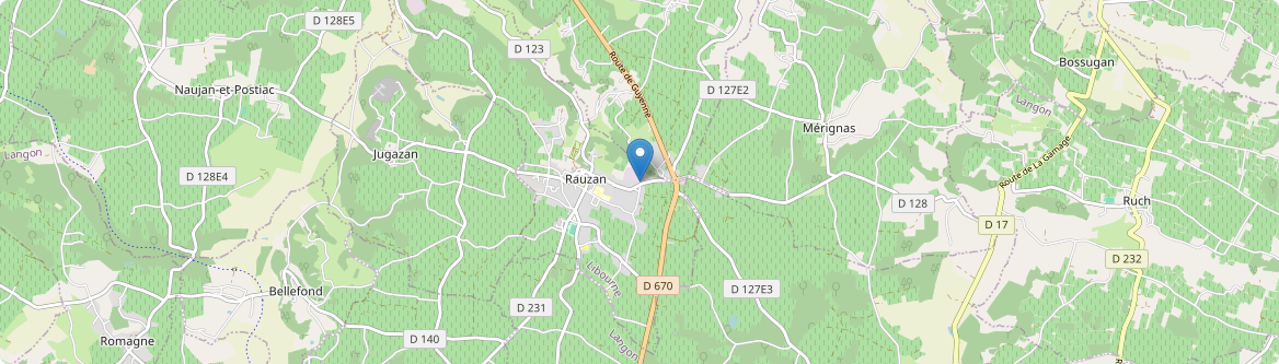 Rauzan - Carte