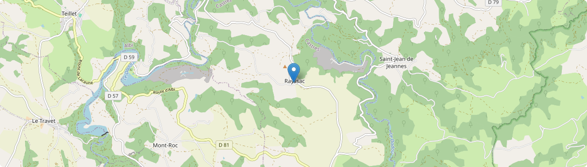 Rayssac - Carte