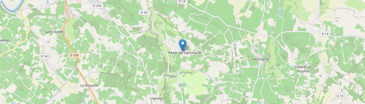 Razac-de-Saussignac - Carte