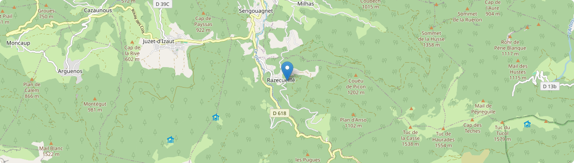 Razecueillé - Carte