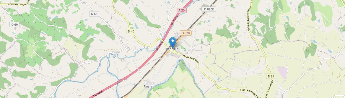 Réalville - Carte