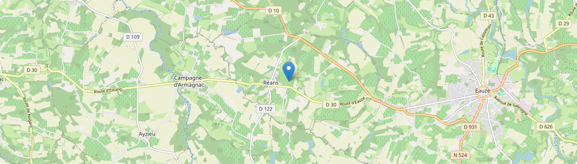 Réans - Carte