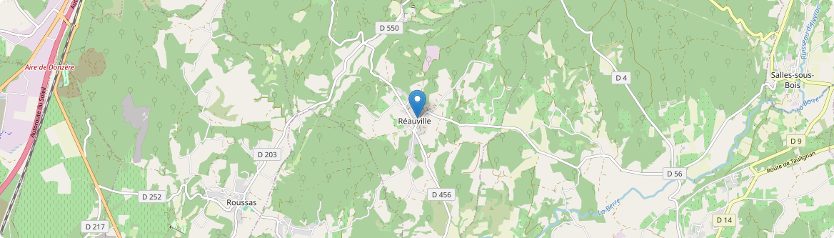 Réauville - Carte