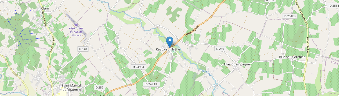 Réaux sur Trèfle - Carte