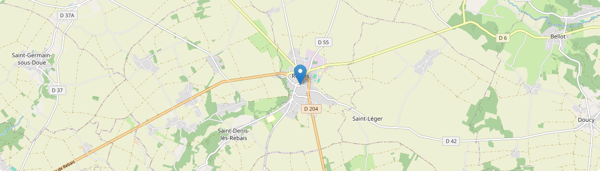 Rebais - Carte