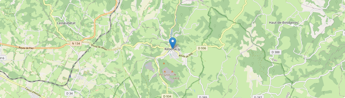 Rébénacq - Carte