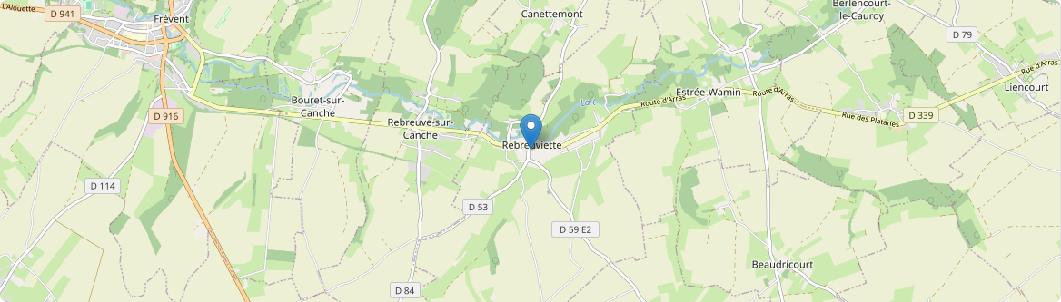 Rebreuviette - Carte