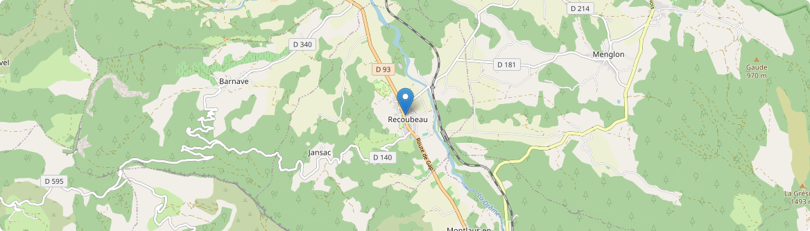 Recoubeau-Jansac - Carte