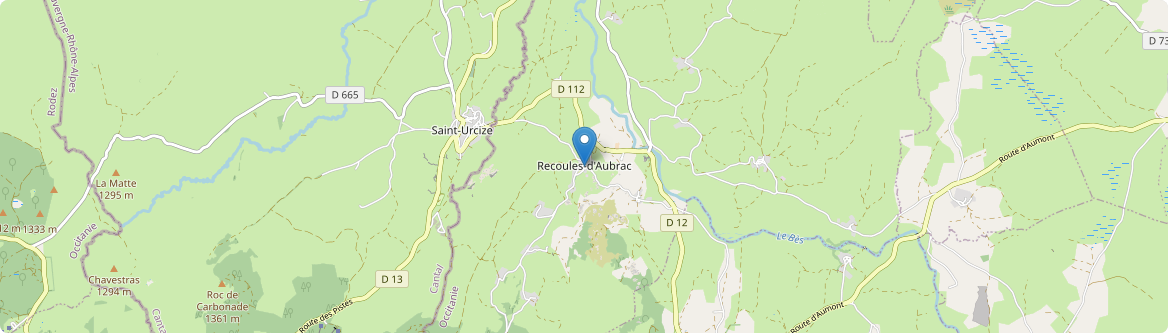 Recoules-d'Aubrac - Carte