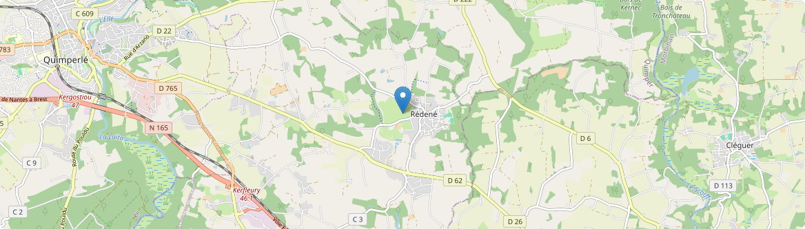 Rédené - Carte