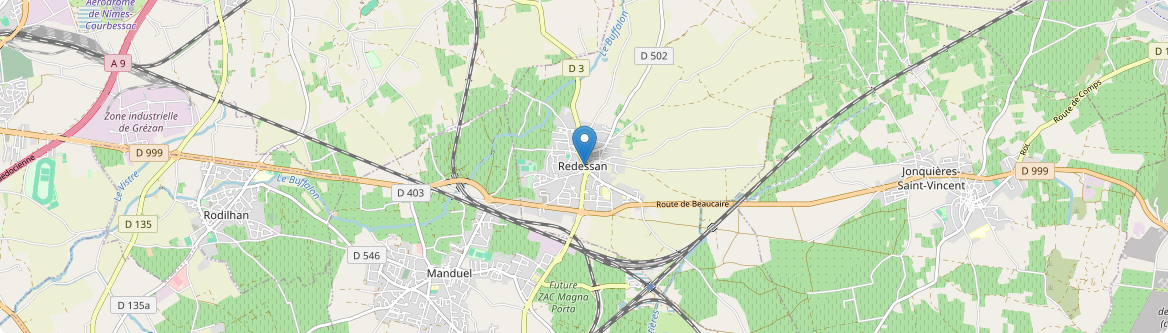 Redessan - Carte
