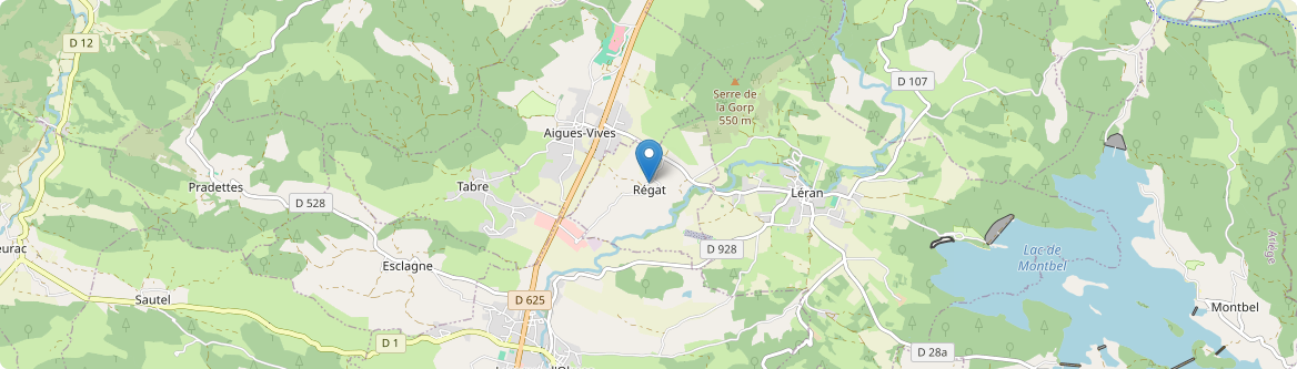 Régat - Carte