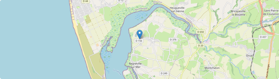 Regnéville-sur-Mer - Carte