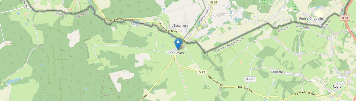 Regniowez - Carte