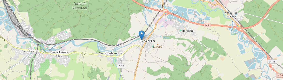 Rehainviller - Carte