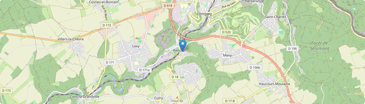 Réhon - Carte