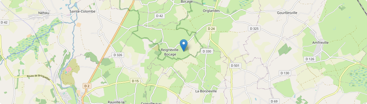 Reigneville-Bocage - Carte