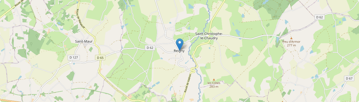 Reigny - Carte