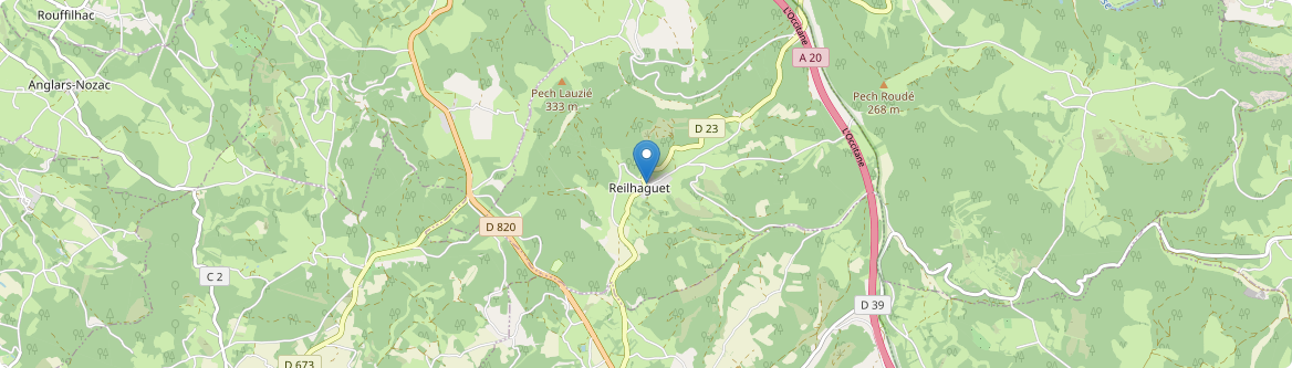 Reilhaguet - Carte