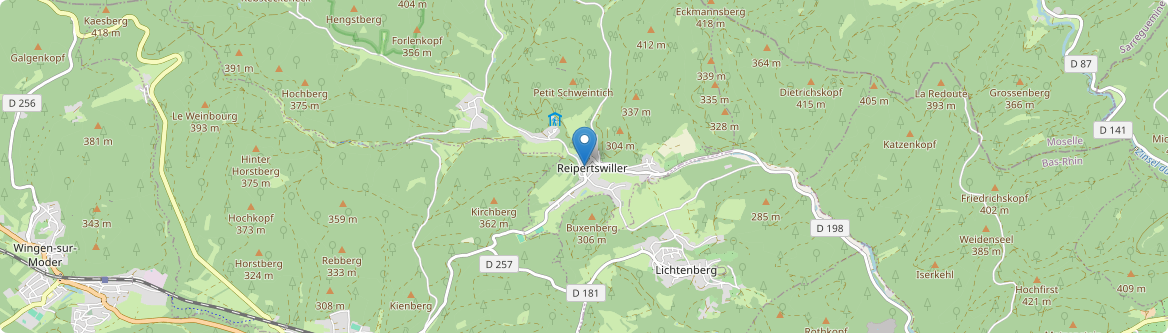 Reipertswiller - Carte