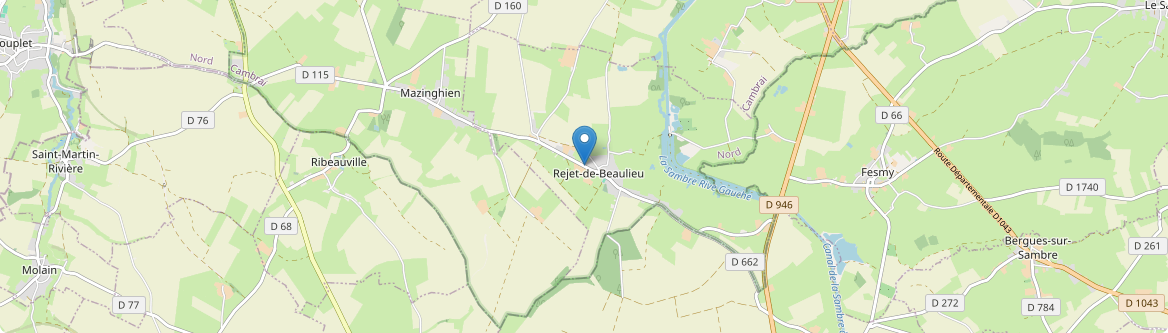 Rejet-de-Beaulieu - Carte