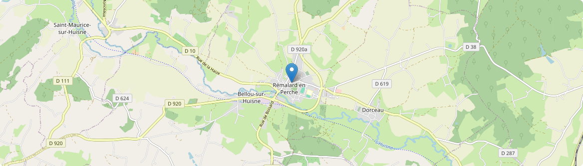 Rémalard en Perche - Carte