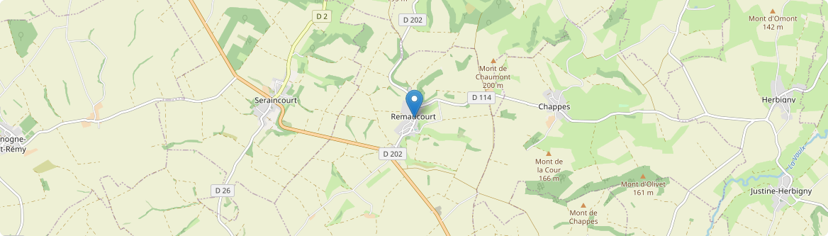 Remaucourt - Carte